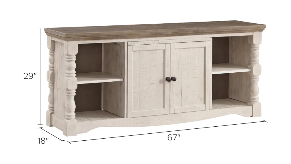 Havalance Casual Extra Large TV Stand Dimensions