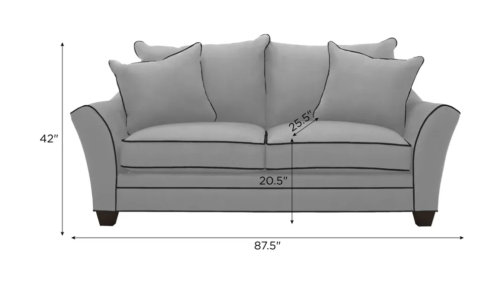 Briarwood Apartment Sofa Dimensions