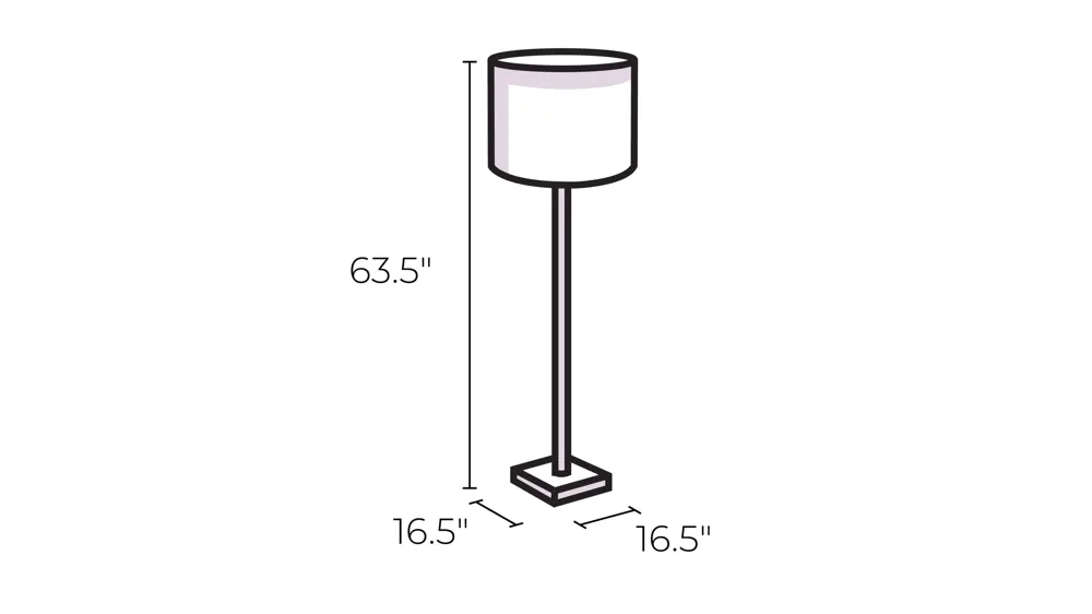 Hemingway Floor Lamp Dimensions
