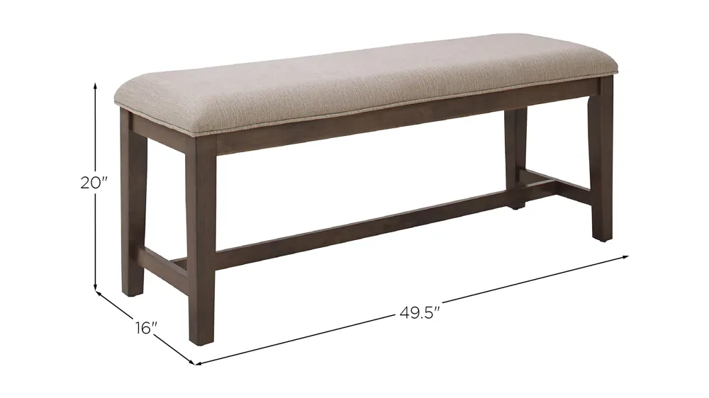 Drakeshire Dining Bench Dimensions