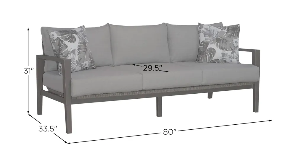 Plantation Key Outdoor Sofa Dimensions