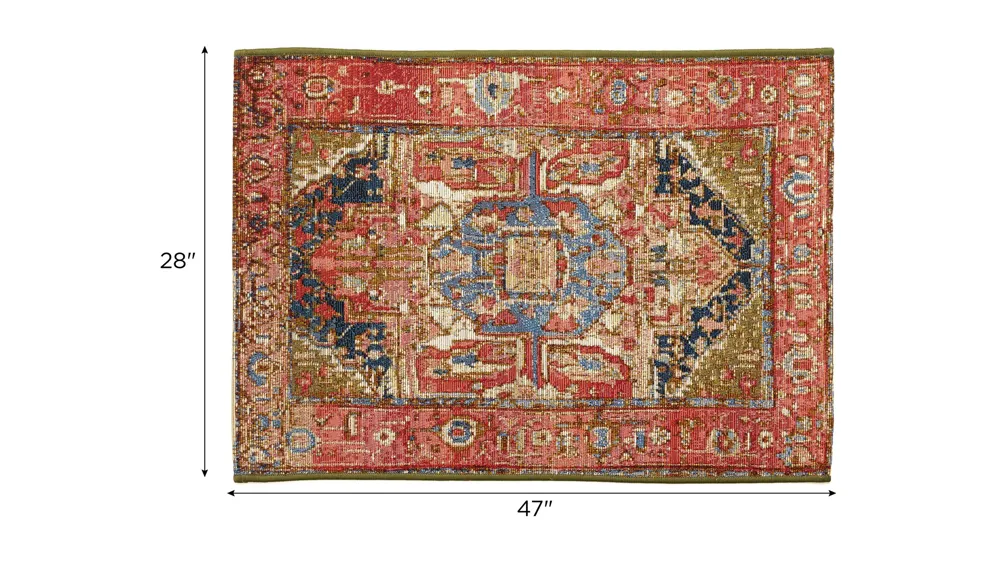Esencia Heriz Indoor/Outdoor Mat Dimensions
