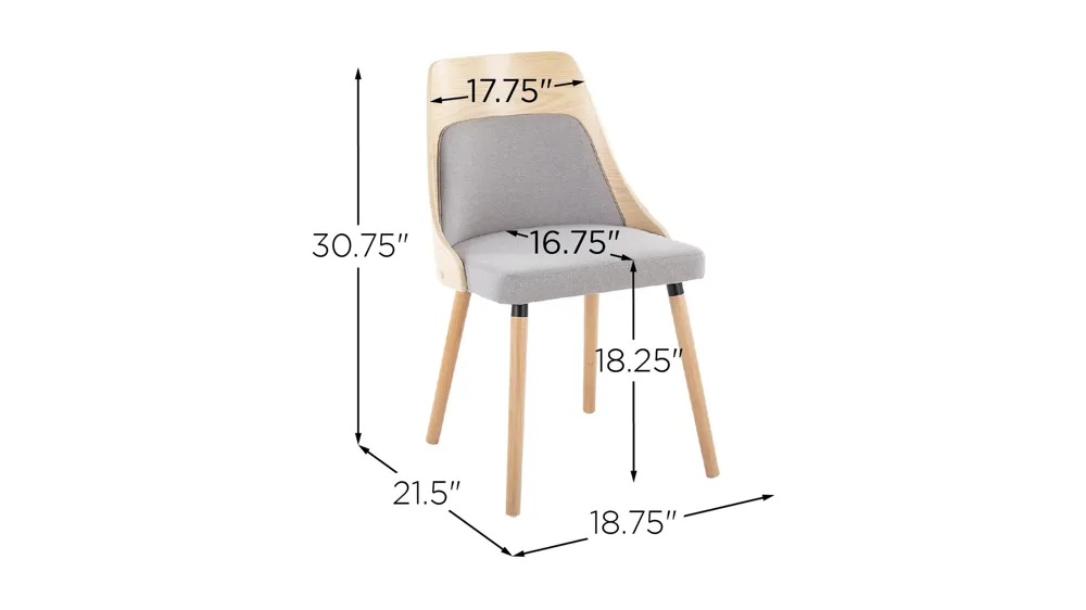 Anabelle Chairs - Set of 2 Dimensions