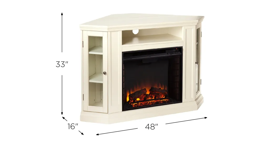 Oldham Convertible Media Fireplace Dimensions
