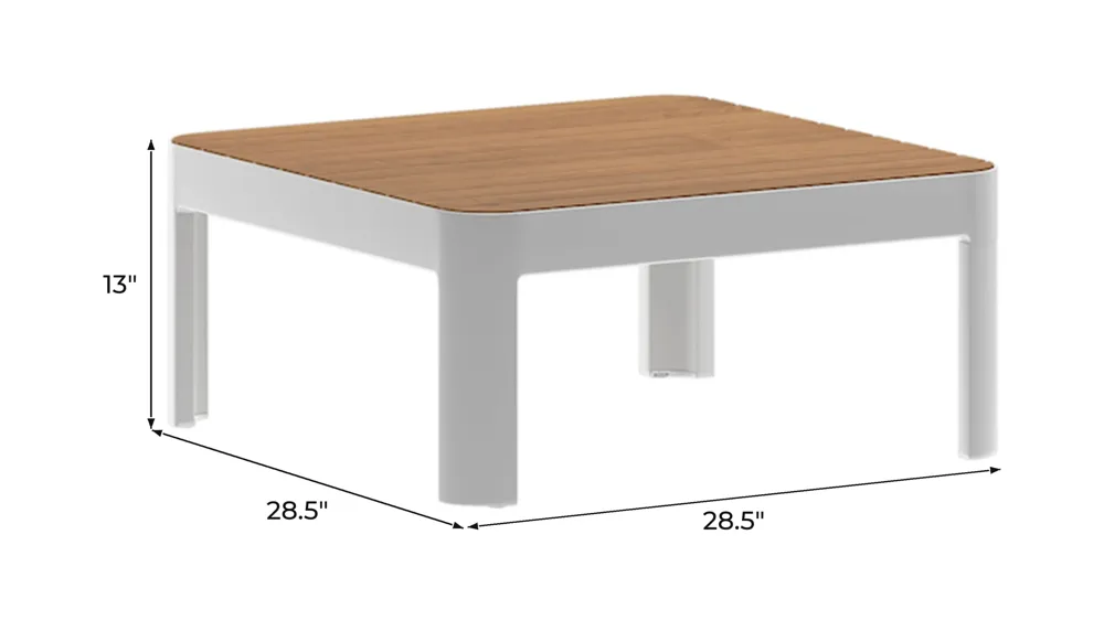 Portals Patio Coffee Table Dimensions