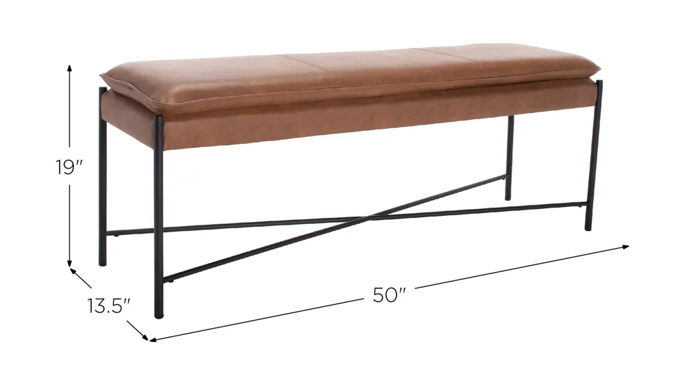 Karai Cushioned X Bench Dimensions