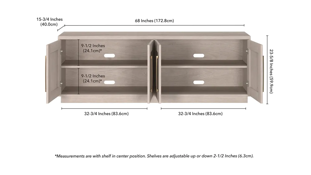 Smith TV Stand Dimensions