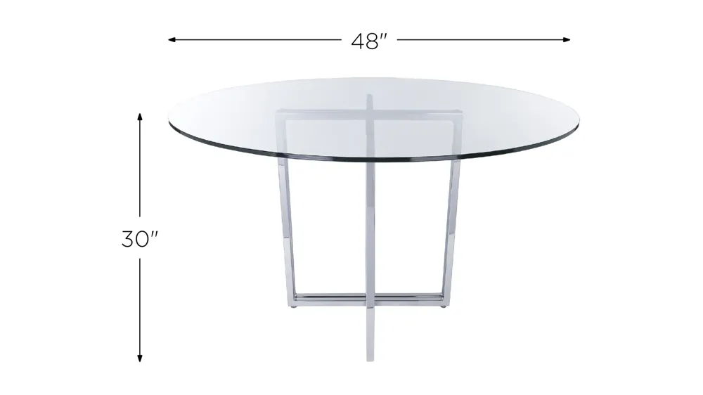 Legend 48" Round Table Dimensions