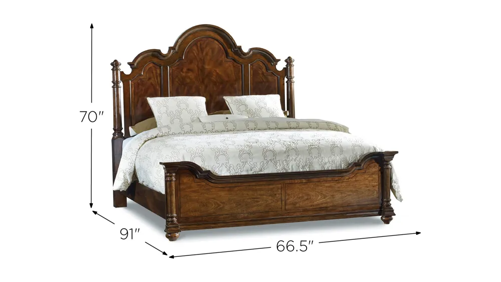Leesburg Poster Bed Dimensions