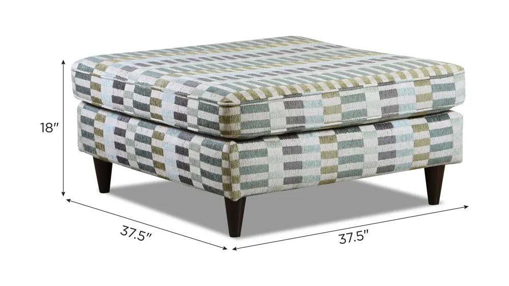 Durango Cocktail Ottoman Dimensions