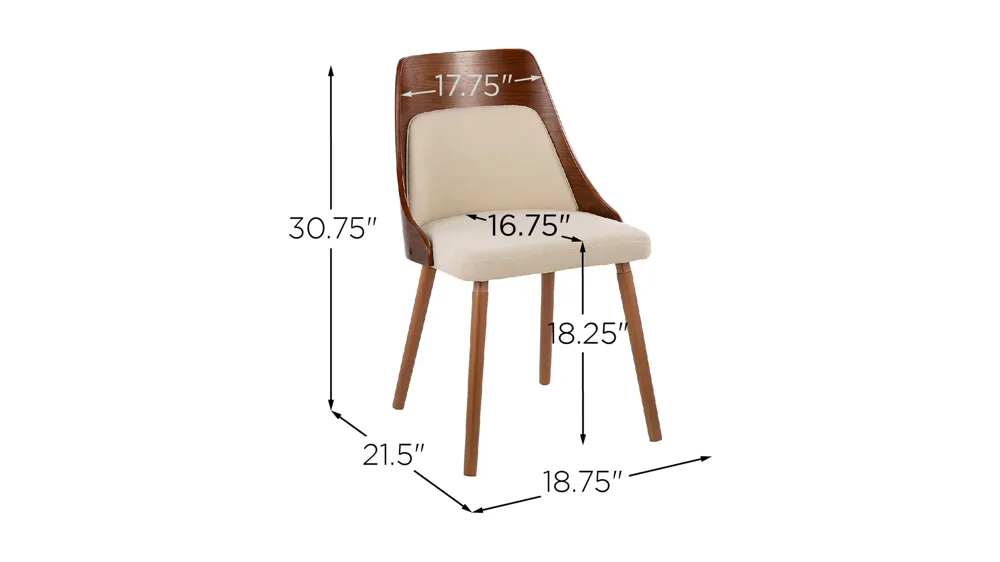 Anabelle Chairs - Set of 2 Dimensions