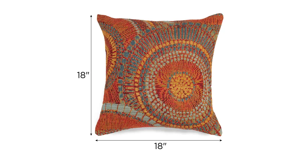 Marina Circles Indoor/Outdoor Pillow Dimensions