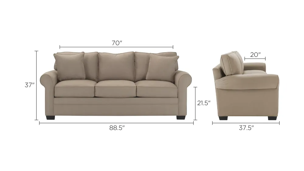 Wellsley Sofa Dimensions