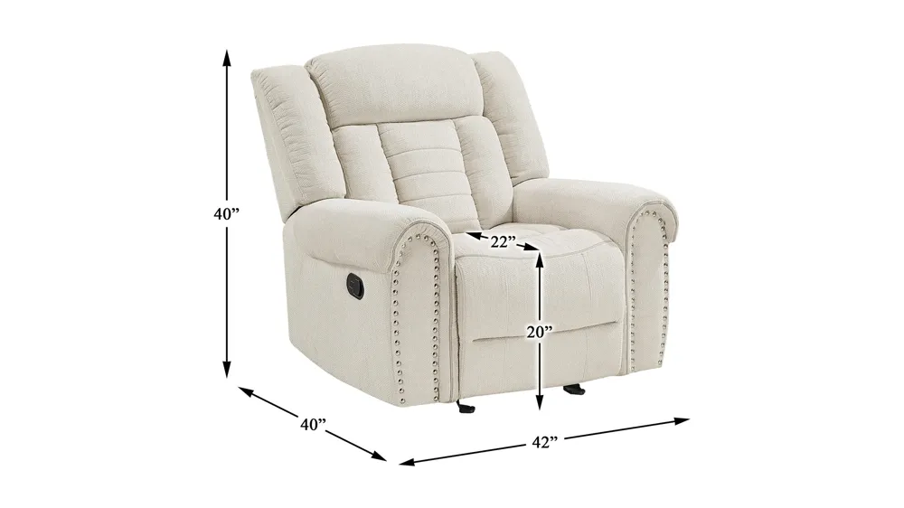 Casella Glider Reclining Chair Dimensions