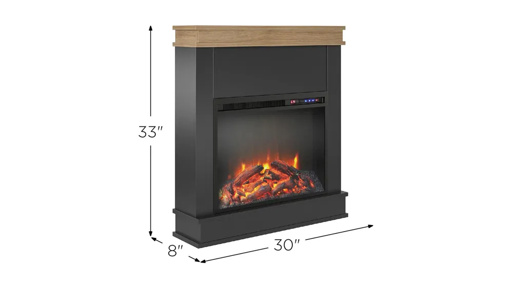 Mateo Electric Fireplace Dimensions