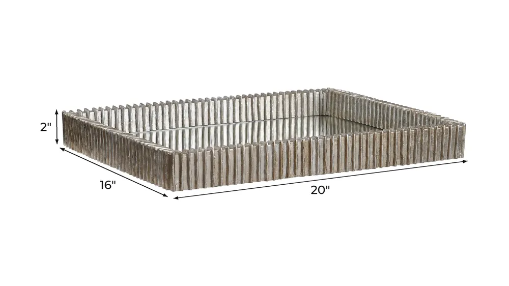 Talmage Mirrored Tray Dimensions