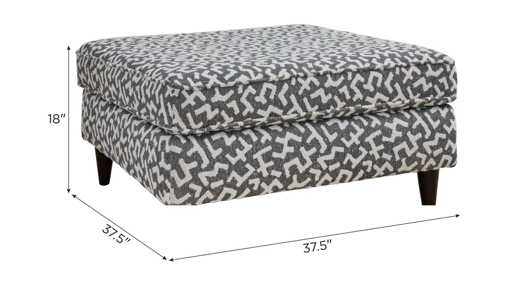 Durango Cocktail Ottoman Dimensions