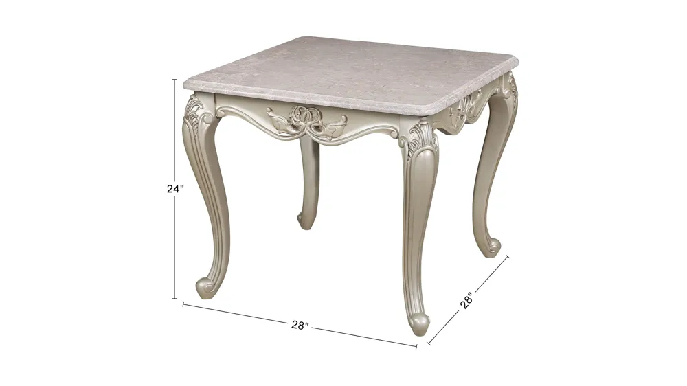 Monique End Table Dimensions