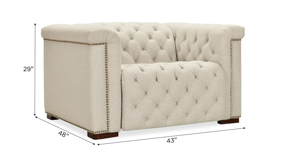 Savion Deux Power Recliner Dimensions