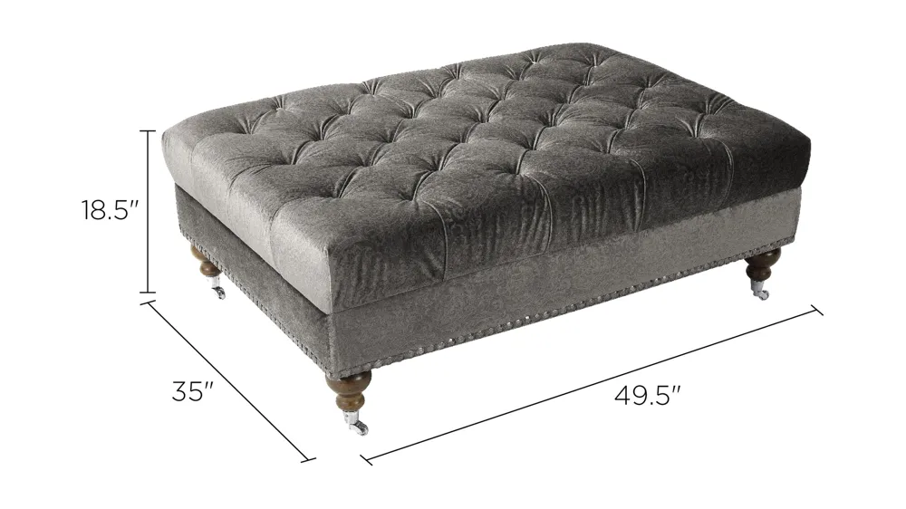 Duchess Cocktail Ottoman Dimensions
