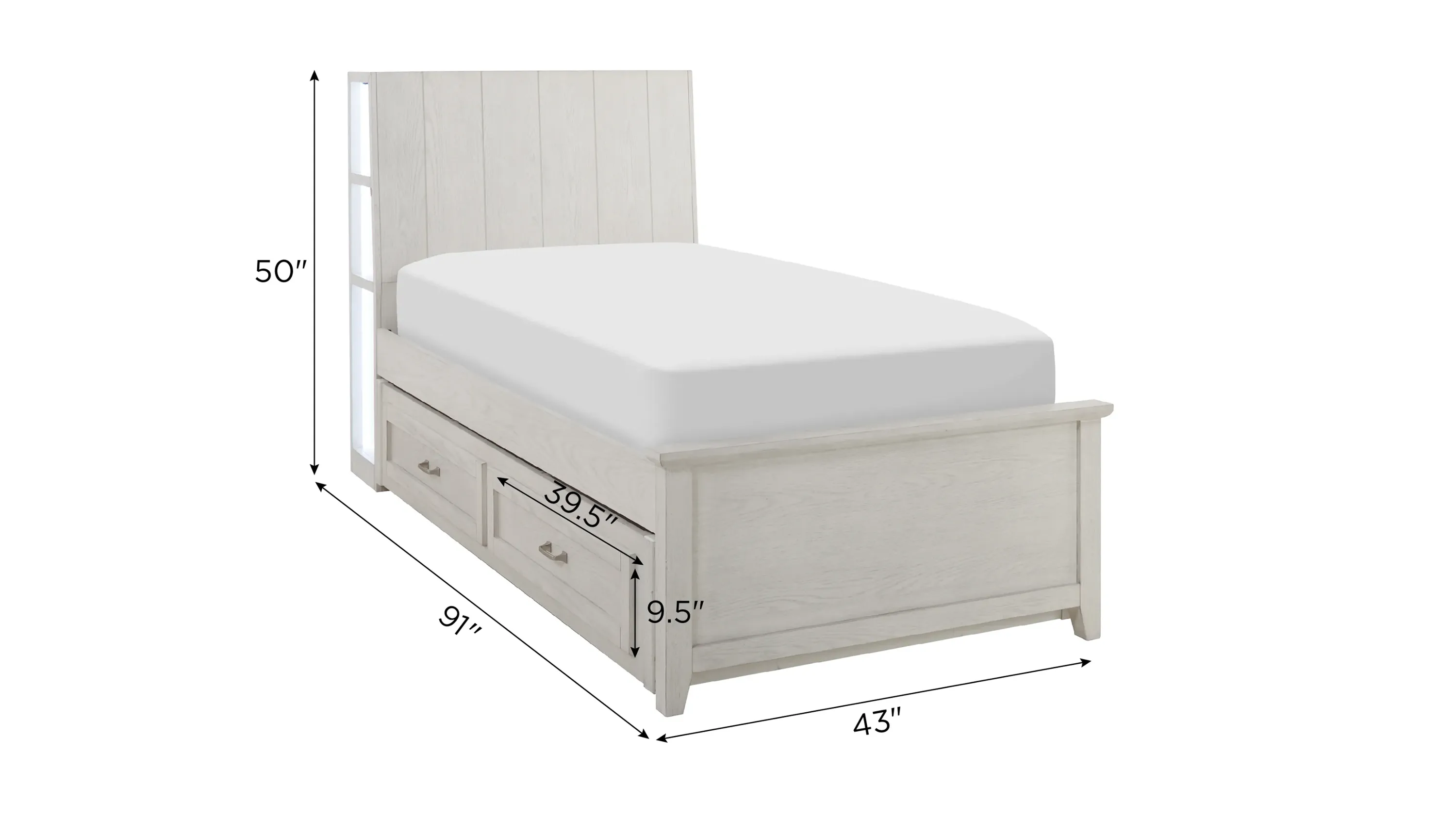 Lennox Bed with Trundle | Raymour & Flanigan