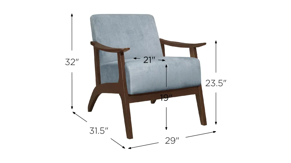 Lewiston Accent Chair Dimensions