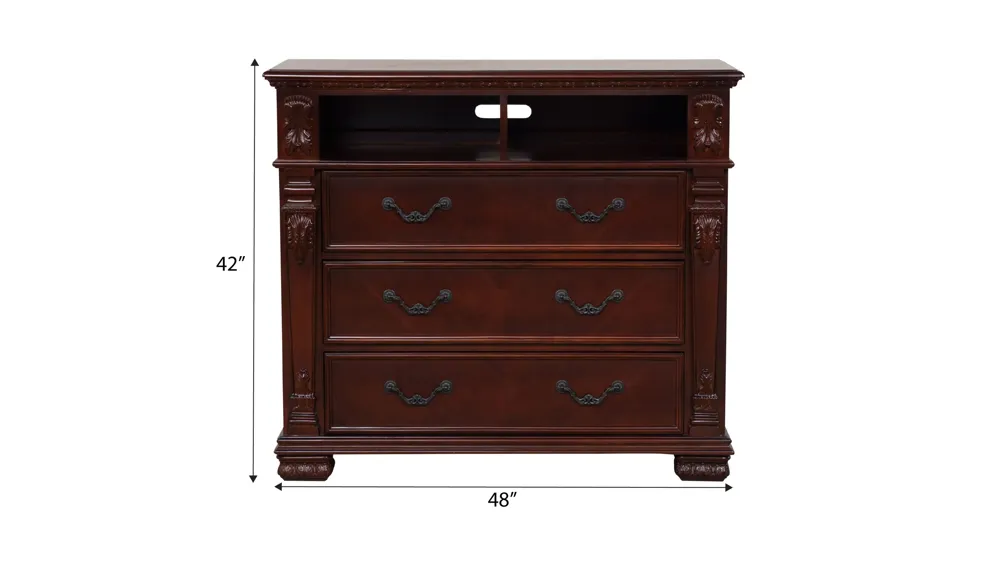 Lyndon 3 Drawer Media Chest Dimensions