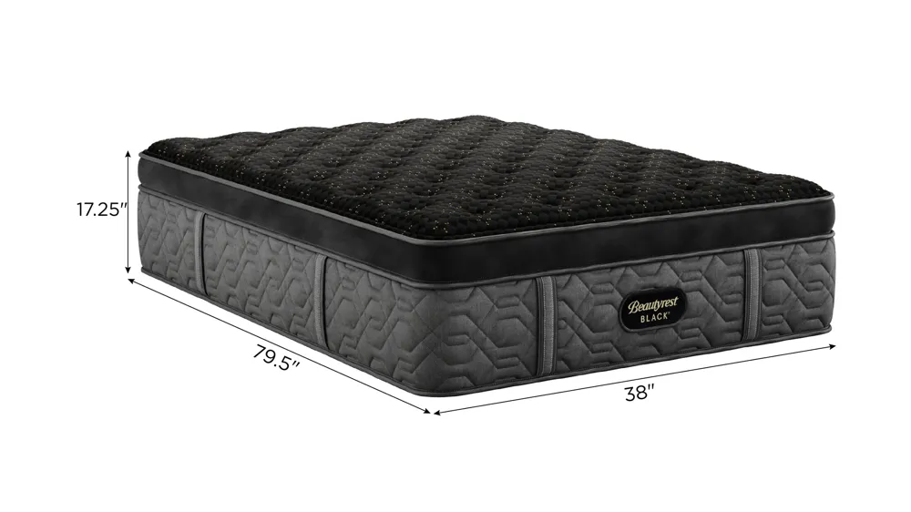 Beautyrest Black Series Four Summit Plush Pillow Top Mattress Dimensions