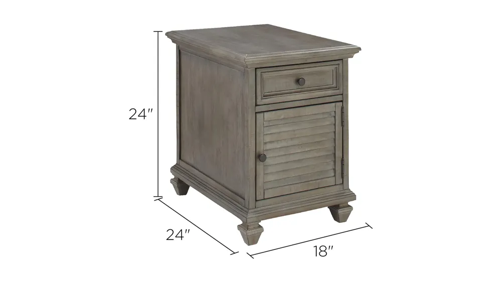Ashford Chairside Table Dimensions