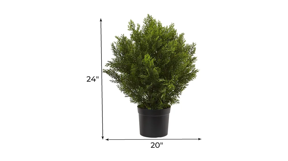 Cedar Artificial Bush (Indoor/Outdoor) Dimensions