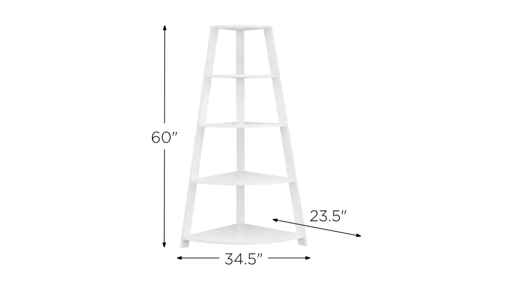 Adams Corner Bookcase Dimensions