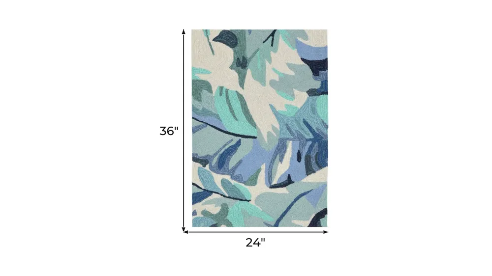Leaf Indoor/Outdoor Area Rug Dimensions