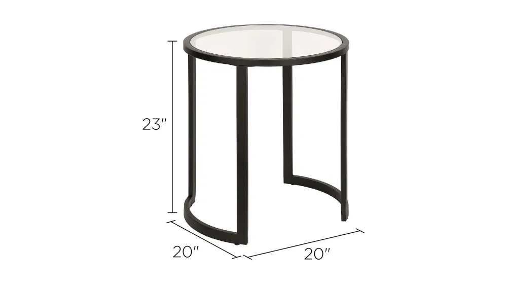Mitera Round Side Table Dimensions