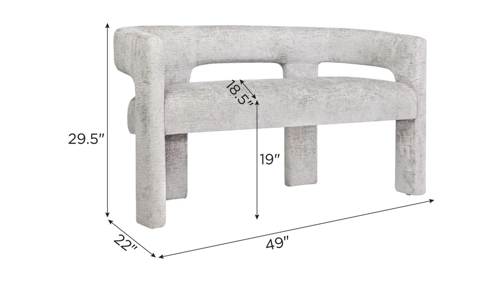 Gwen Bench Dimensions