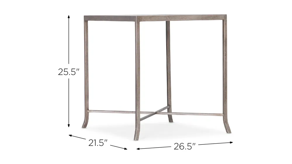Alfresco Lapilli Carved Top End Table Dimensions