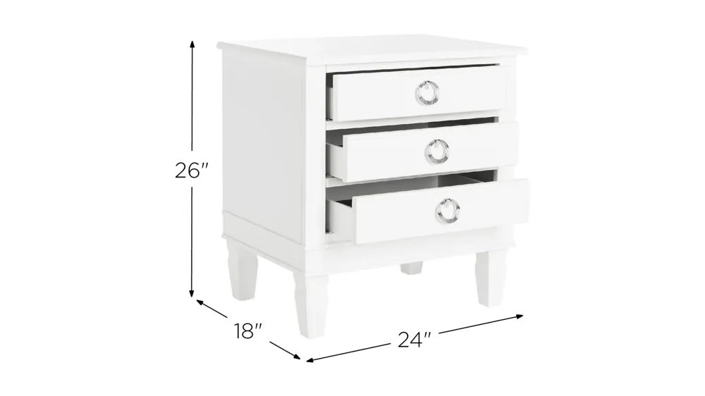 Odilia Nightstand Dimensions