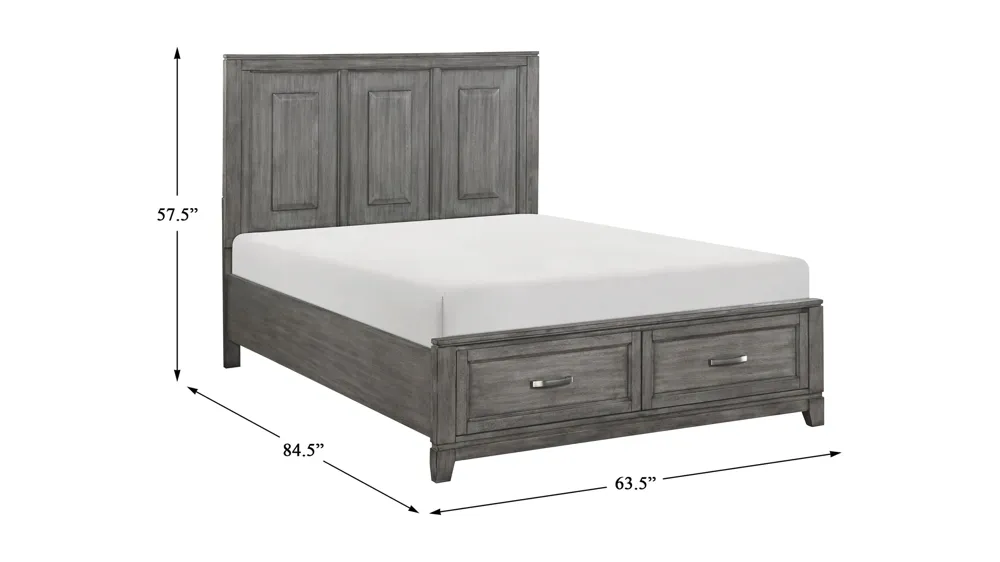 Faustina Platform Storage Bed Dimensions