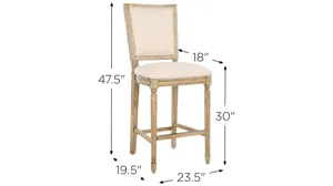 Buchanan Rectangular Bar Stool - Set of 2