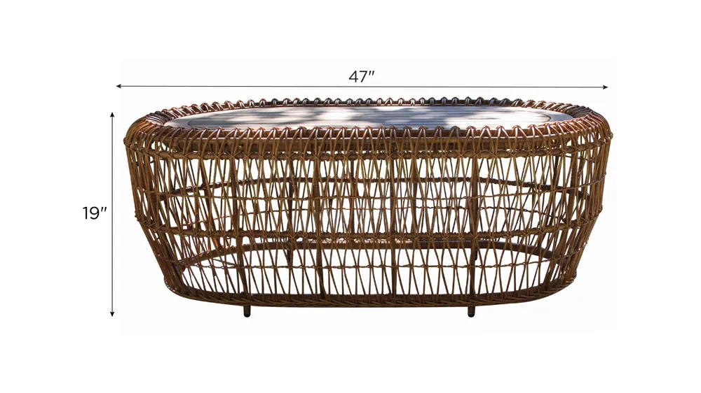 On The Vine Outdoor Coffee Table Dimensions