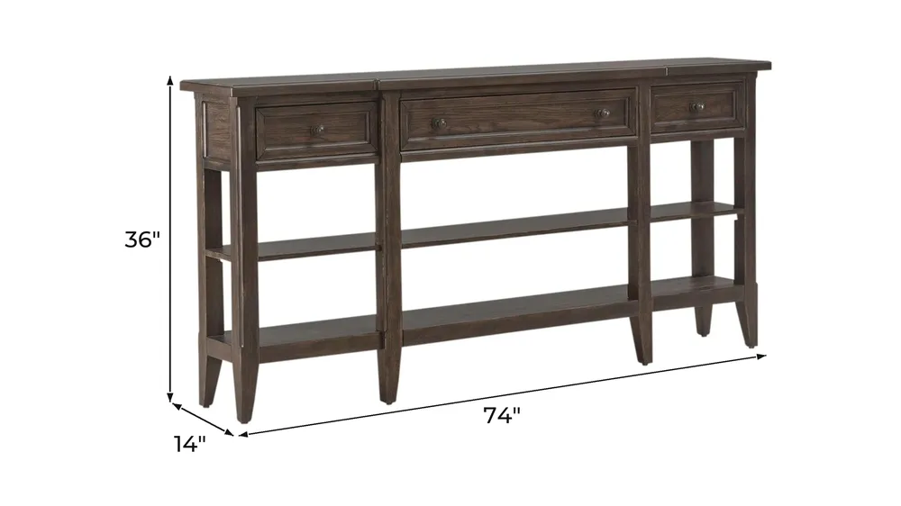 Paradise Valley Hall Console Table Dimensions