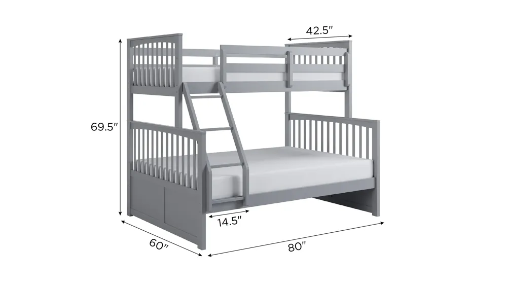 Apollo Bunk Bed Dimensions