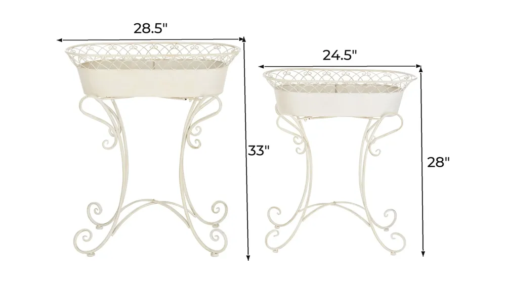 Daire Outdoor Planters Dimensions