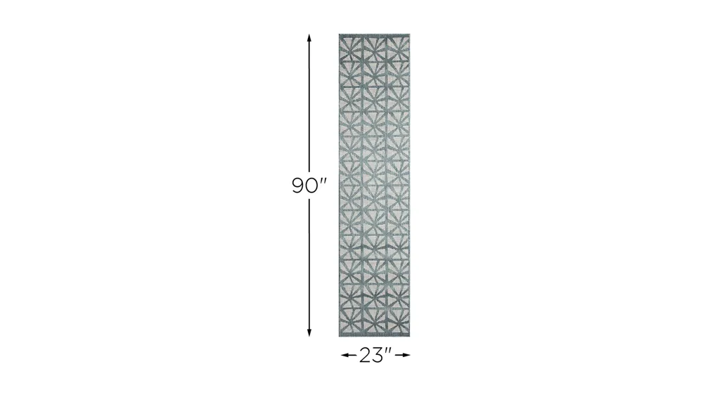 Carmel Tonga Tile Indoor/Outdoor Rug Dimensions