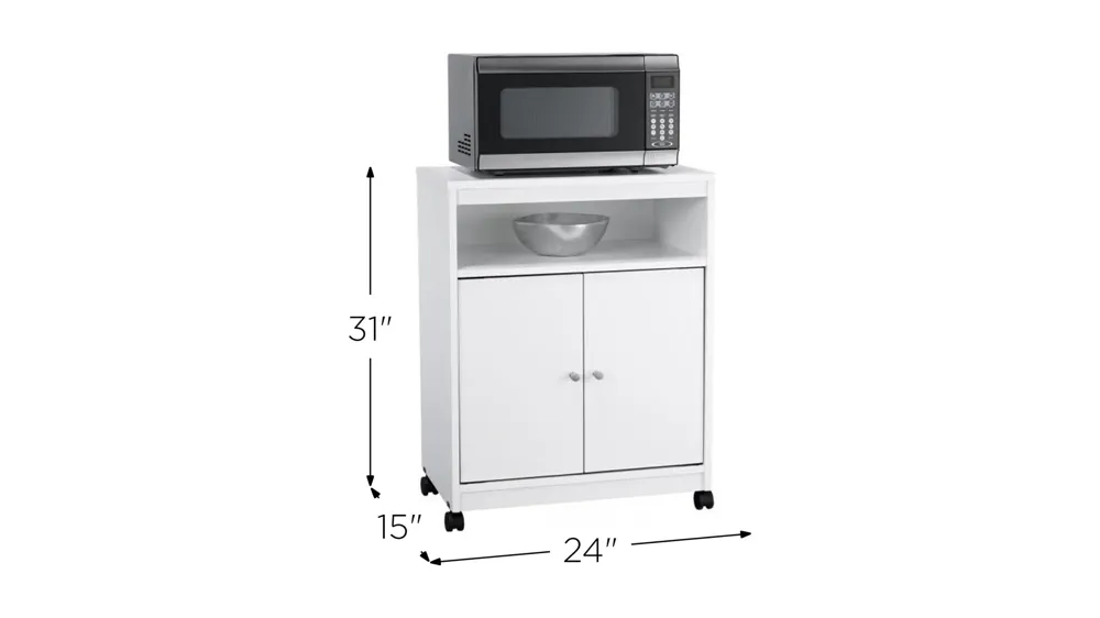 Landry Microwave Cart Dimensions