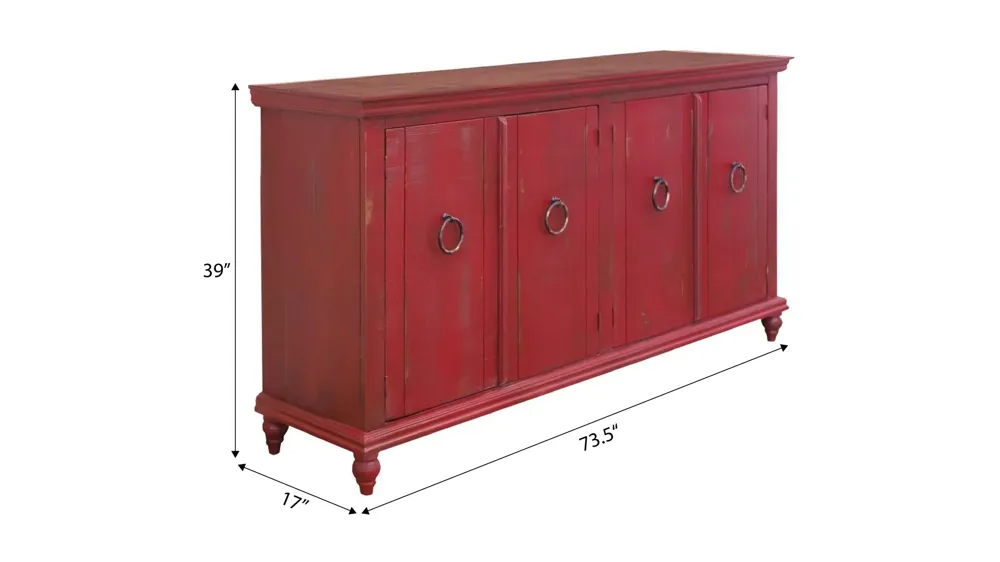 Capri Console Dimensions