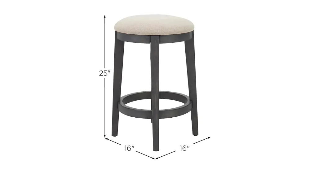 Charleston Counter-Height Console Stool Dimensions