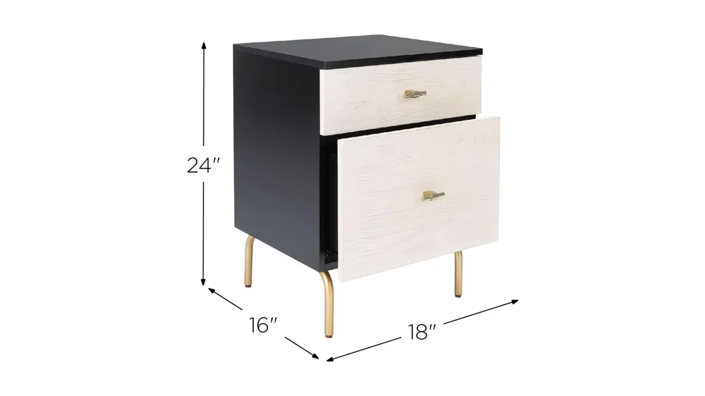 Nero Nightstand Dimensions