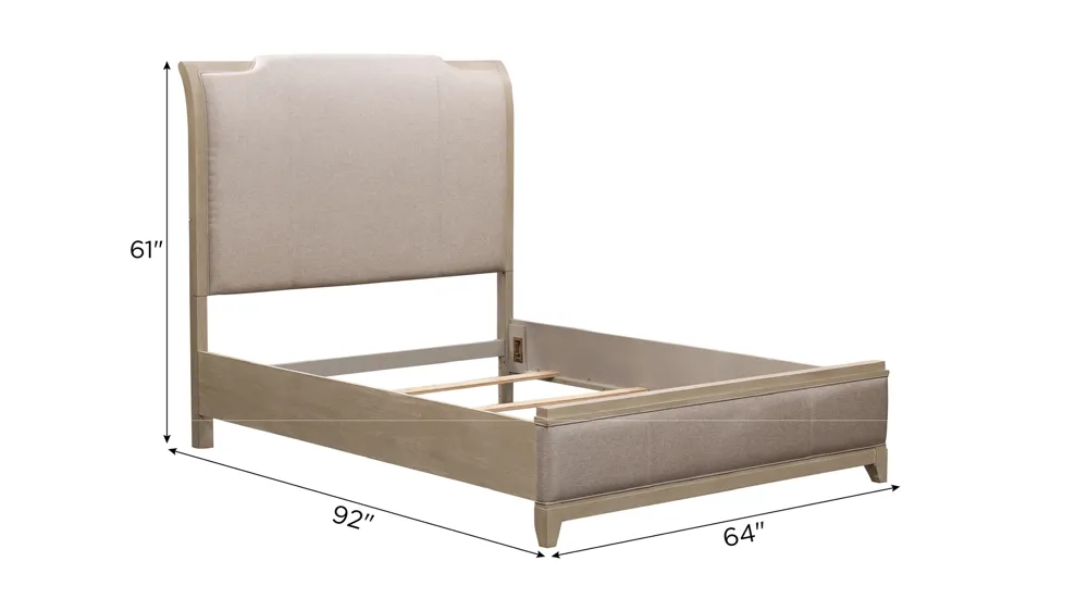 Montara Upholstered Bed Dimensions