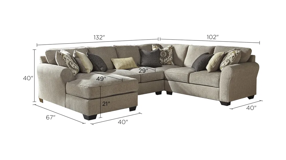 Ramsey 4-pc. Sectional Sofa | Raymour & Flanigan