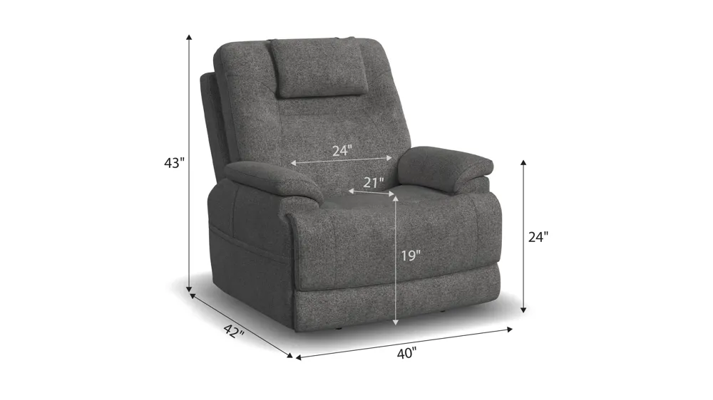 Zecliner Triple Power Recliner | Raymour & Flanigan